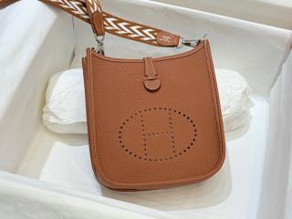 【evelyne16-20】 Hermes エルメス バッグ スーパーコピー Mini Evelyne 16 エブリンミニ レディース ショルダーバッグ シルバー金具