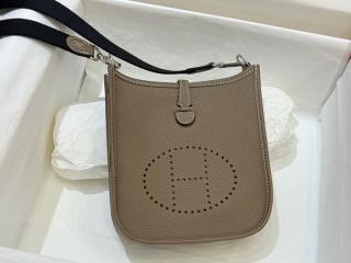 【evelyne16-21】 Hermes エルメス バッグ コピー Mini Evelyne 16 エブリンミニ レディース ショルダーバッグ シルバー金具