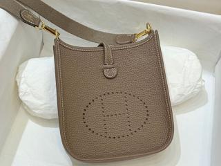 【evelyne16-25】 Hermes エルメス バッグ コピー Mini Evelyne 16 エブリンミニ レディース ショルダーバッグ ゴールド金具