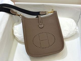 【evelyne16-26】 Hermes エルメス バッグ スーパーコピー Mini Evelyne 16 エブリンミニ レディース ショルダーバッグ ゴールド金具