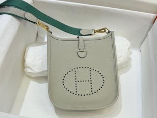 【evelyne16-27】 Hermes エルメス バッグ コピー Mini Evelyne 16 エブリンミニ レディース ショルダーバッグ ゴールド金具