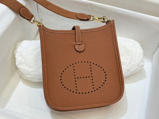 【evelyne16-28】 Hermes エルメス バッグ スーパーコピー Mini Evelyne 16 エブリンミニ レディース ショルダーバッグ ゴールド金具