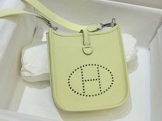 【evelyne16-31】 Hermes エルメス バッグ コピー Mini Evelyne 16 エブリンミニ レディース ショルダーバッグ シルバー金具