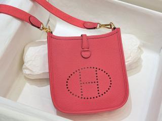 【evelyne16-32】 Hermes エルメス バッグ スーパーコピー Mini Evelyne 16 エブリンミニ レディース ショルダーバッグ ゴールド金具