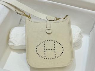 【evelyne16-33】 Hermes エルメス バッグ コピー Mini Evelyne 16 エブリンミニ レディース ショルダーバッグ ゴールド金具