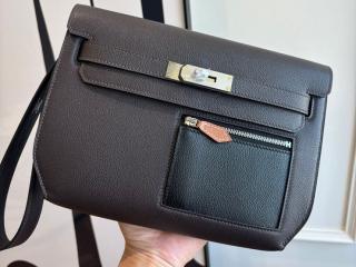 【depeches25-14】 Hermes エルメス バッグ コピー ケリー デペッシュ 25 evercolor クラッチバッグ ショルダーバッグ