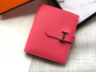 【Bearn-03】 エルメス 財布 スーパーコピー Bearn ベアン コンパクト Epsom ヴォー・エプソンレザー 二つ折り財布 ゴールド/シルバー金具選択可