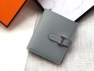 【Bearn-09】 エルメス 財布 スーパーコピー Bearn ベアン コンパクト Epsom ヴォー・エプソンレザー 二つ折り財布 ゴールド/シルバー金具選択可