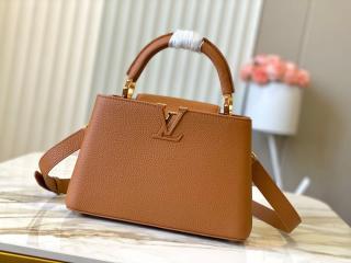【M25089】 LOUIS VUITTON ルイヴィトン バッグ コピー 25新作 Capucines カプシーヌ BB レディース ショルダーバッグ タン