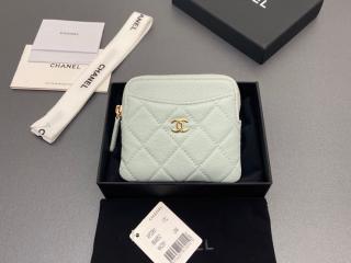 【AP2601-13】 CHANEL シャネル 財布 コピー コインパースウォレット グレインド カーフスキン レディース ラウンドファスナー財布