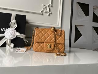 【AS1786-04】 CHANEL シャネル バッグ コピー ミニ フラップ バッグ ラムスキン レディース ショルダーバッグ