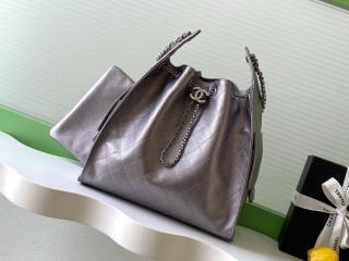 【AS5311-9】 CHANEL シャネル バッグ スーパーコピー 25新作 HOBO ホーボー バッグ グレインド カーフスキン レディース ショルダーバッグ