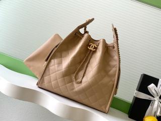 【AS5311-10】 CHANEL シャネル バッグ コピー 25新作 HOBO ホーボー バッグ グレインド カーフスキン レディース ショルダーバッグ