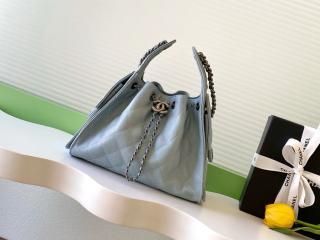 【AS5293-10】 CHANEL シャネル バッグ コピー 25新作 HOBO スエード ホーボー バッグ グレインドカーフスキン レディース ショルダーバッグ