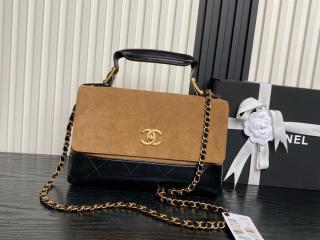 【AS5637-1】 CHANEL シャネル バッグ コピー メティエダール コレクションの新作 ラージ トップハンドル フラップ バッグ