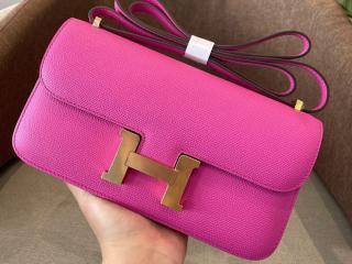 【elan-12】 Hermes エルメス バッグ コピー Constance elan コンスタンス エラン ヴォー・エプソン ショルダーバッグ 半手縫