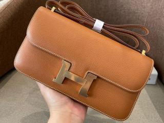 【elan-16】 Hermes エルメス バッグ コピー Constance elan コンスタンス エラン ヴォー・エプソン ショルダーバッグ 半手縫