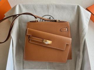 【kly20-3】 Hermes エルメス バッグ コピー ケリー 無秩序 Desordre Epsom レディース ショルダーバッグ