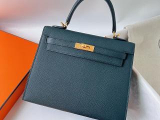 【kelly25-6o】 HERMES エルメス バッグ コピー Kelly ケリー 25 epsom ハンドバッグ レディース ショルダーバッグ