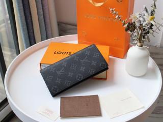 【M61697】 LOUIS VUITTON ルイヴィトン モノグラム･エクリプス 長財布 スーパーコピー ポルトフォイユ・ブラザ ヴィトン メンズ 人気 二つ折り財布