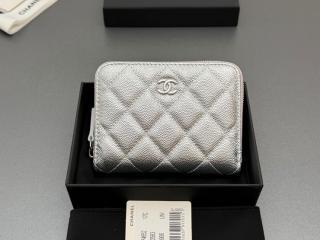 【AP4652-04】 CHANEL シャネル 財布 スーパーコピー コインケース ミニ財布 グレインド カーフスキン レディース 二つ折り財布