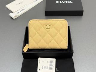 【AP4652-16】 CHANEL シャネル 財布 スーパーコピー コインケース ミニ財布 グレインド カーフスキン レディース 二つ折り財布
