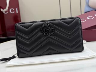 ‎【443123 AAF9K 1000】 GUCCI グッチ 長財布 コピー 26新作 ダブルG ジップアラウンドウォレット ラウンドファスナー財布