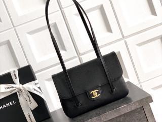 【AS6130-7】 CHANEL シャネル バッグ スーパーコピー 26年春夏 スモール フラップ バッグ シャイニー グレインド カーフスキン ショルダーバッグ
