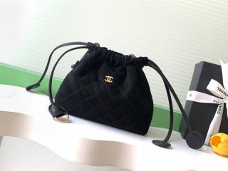 【AP5227-8】 CHANEL シャネル バッグ コピー 26年春夏 ストラップ クラッチ バッグ スエード カーフスキン & ラムスキン ショルダーバッグ