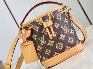 【M27699】 LOUIS VUITTON ルイヴィトン モノグラム･オリジン バッグ コピー 26新作 ナノ・ノエ レディース ショルダーバッグ