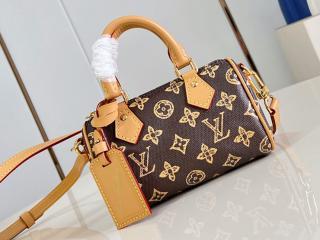 【M27610】 LOUIS VUITTON ルイヴィトン モノグラム･オリジン バッグ スーパーコピー 26新作 ナノ･スピーディ レディース ショルダーバッグ