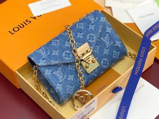 【M4622Z】 LOUIS VUITTON ルイヴィトン モノグラム･デニム バッグ コピー 26新作 ベルト･ポシェット･メティス ショルダーバッグ
