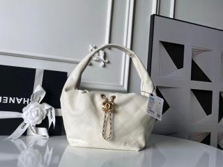 【AS5976-1】 CHANEL シャネル バッグ スーパーコピー 25/26年 クルーズ コレクション ショー ホーボー バッグ カーフスキン ハンドバッグ