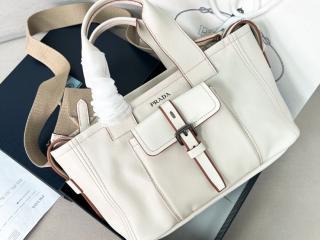 【1BG660-1】 PRADA プラダ バッグ スーパーコピー 26新作 プラダ ルート ミディアム レザー トートバッグ レディース ショルダーバッグ