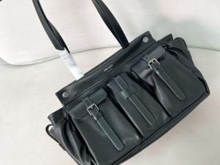 【1BG644-2】 PRADA プラダ バッグ コピー 26新作 プラダ ルート ラージ レザー トートバッグ レディース ショルダーバッグ