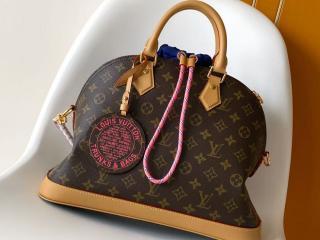 【M27327】 LOUIS VUITTON ルイヴィトン モノグラム バッグ スーパーコピー 26新作 Alma アルマ･ソフト MM レディース ショルダーバッグ
